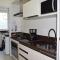 Apartamento a beira mar completo com churrasqueira