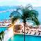 Suite en torres gemelas con vista al mar