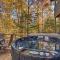 Spacious Cabin with Furnished Deck and Hot Tub!