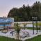 Cabañas, canchas de pádel, básquet, voley, juegos infantiles y más