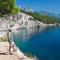 Studio apartment in Tucepi with sea view, balcony, air conditioning, WiFi 3674-3