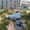 Pool view + water theme park @swiss garden residence