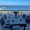 Seafront one bedroom apartment with a terrasse swimming pool and a parking