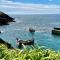 Unique Retreat - 2 bedroom cliff top cottage with large terrace - Portloe