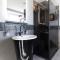 Penthouse mit Kamin, Dachterrasse, Meerblick, Gasgrill, Klimaanlage, Luxus-Design-Apartment, 2 Minuten zum Strand