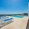 Beautiful villa with infinity pool and sea view - Kalithies
