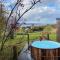 Modern cabin with stunning views & private hot tub