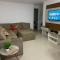 apartamento de frente para o mar com linda area de lazer