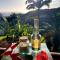 Gîte 4 étoiles, la Vieille Sucrerie St Claude Guadeloupe, Jacuzzi Spa privatif, vue exceptionnelle sur la mer des Caraïbes - Basse-Terre