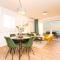 Blue waves, beachfront modern apartment