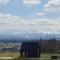 PrzyStań nad Listepką domek nowoczesna stodoła z widokiem na Tatry, Gorce i Pieniny