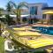 6 bedrooms villa with sea view and private pool at Loule