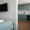 Grey Green Studio Apartment