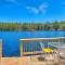 Lakefront Retreat with Kayaks, Grill, Fire Pit!