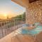 Stone Villa Eriphyle ,private witn sunset view - Fiskardo
