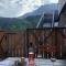 Terrasse sur les Aravis