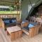 Safari tent lodges with a beautiful view at Lot Sous Toile - Montamel