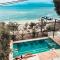 Serenity Luxurious Beachfront Villa & Spa with private Infinity Pool, 8 Guests - 吉利阿尔