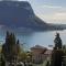 Garda lake and swimming pool