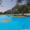 Garda lake and swimming pool