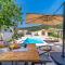Villa Little Paradise with a private pool, 4 bedrooms, 2 living areas, 3km from the beach in Marina