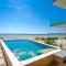 Jimmys Beach Privlaka - direkt am Meer, tollem Blick und beheiztem Pool