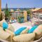 Honeymoon Corner Suite, sun-all-day terrace on the best beach of Marbella