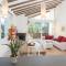 Attic apartment with pool, sauna, and fireplace