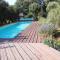 Roulotte avec piscine en Cévennes - Monteils