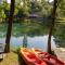 River huts Zrmanja