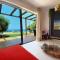 Seafront apartment with private garden