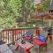 Steps to Lake Cabin with Deck in Lake Arrowhead - Lake Arrowhead