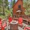 Steps to Lake Cabin with Deck in Lake Arrowhead - Lake Arrowhead