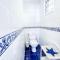 Blue Room in a shared Villa Diamant with communal pool and sea view