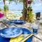 Blue Room in a shared Villa Diamant with communal pool and sea view