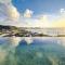 Blue Room in a shared Villa Diamant with communal pool and sea view