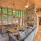 Lakefront Glass House Cabin with Mountain Views!
