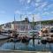 LE REFLET DES VOILES FACE AU PORT DE FECAMP