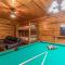 Cozy Creekside Log Cabin w Firepit, Hot Tub, WIFI