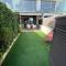 Beach flat with garden