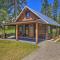 Serene Kootenai Cabin - 3 Mi to Dtwn and River! - Bonners Ferry