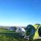 Summit Camping Kit Hill Stunning views Grass pitch or upgrade to Bell tent hire - Callington