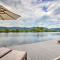 Waterfront Cabin with 2 Boat Docks and Mtn Views!