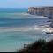 St Valery en Caux, apt vue mer et falaise: le bleu de lô