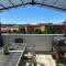 Rooftop openspace with balconies parking and bbq