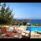 Villa Ares with private pool and a spectacular seaview - Istron