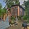Hand-Crafted ‘Creekside Treehouse’ with Grill!