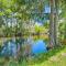 Old Florida Setting with Kayaks and Fishing Poles - Inverness