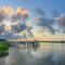 Waterfront Sunset Beach Escape w/ Golf View