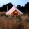 5m xl bell tent with log burner near Whitby